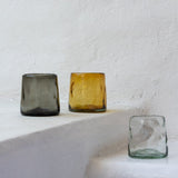 Set de 4 Vasos Óptico Orgánico Humo