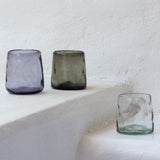 Set de 4 Vasos Óptico Orgánico Humo