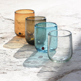 Vaso_de_vidrio_soplado_coleccion_KIIN_humo_punto_amarillo