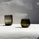 Set de 4 Vasos K'iin Short Wolis Humo / Amarillo