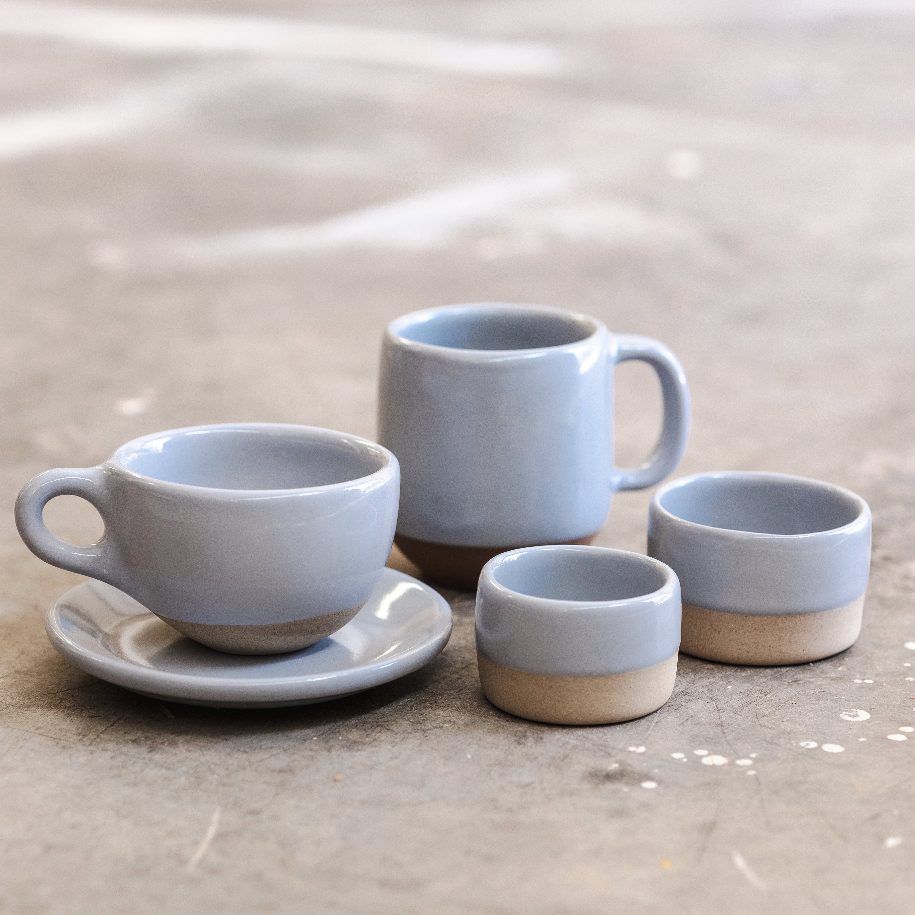 Vajilla Sak Gris Set 10 personas (30 piezas)