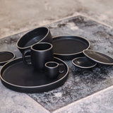 Vajilla Sak Negro Set 10 personas (30 piezas)