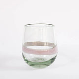 Vaso_wolis_de_vidrio_soplado_transparente_banda_rosa