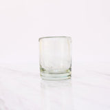 vasos tequileros de vidrio soplado transparente