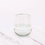 Vaso_Wolis_de_Vidrio_Reciclado_Transparente_Banda_Blanca
