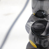 Vaso_de_vidrio_soplado_coleccion_KIIN_humo_punto_amarillo